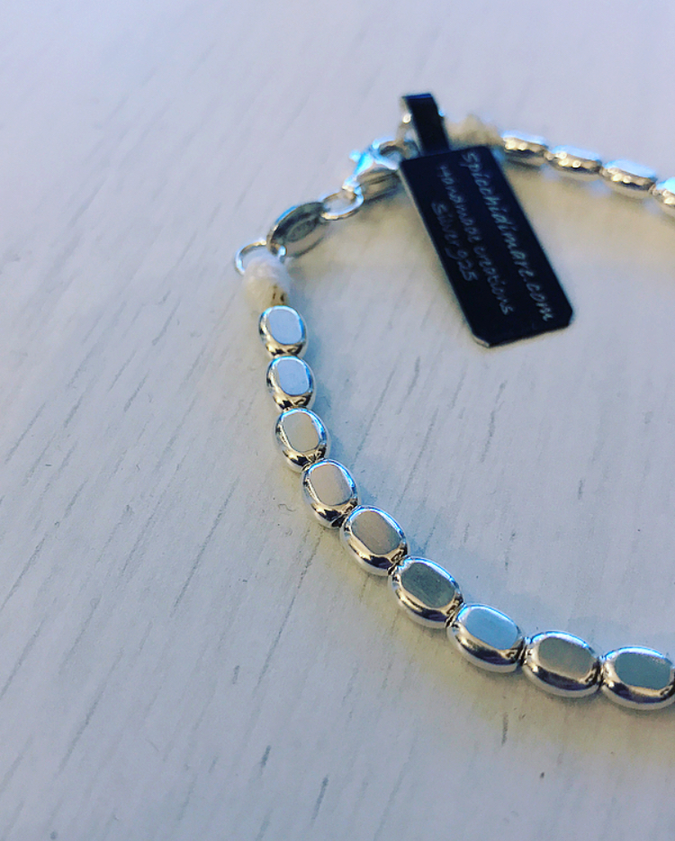 Bracciale Ematite Sfaccettata Grigio Marlù Gioielli 1br0069-e - Foto 8